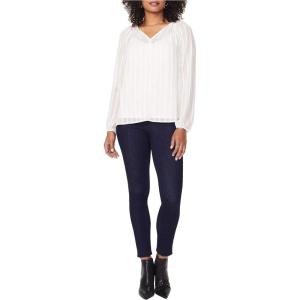 imageNYDJ Womens Peasant BlouseVanilla
