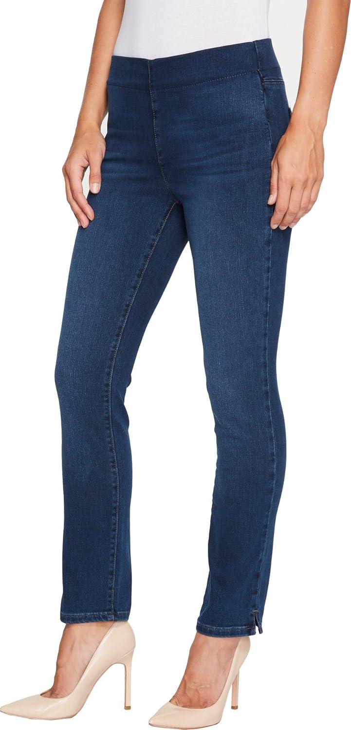 imageNYDJ Womens Alina Pull On Ankle Jeans In Future Fit DenimTraveller