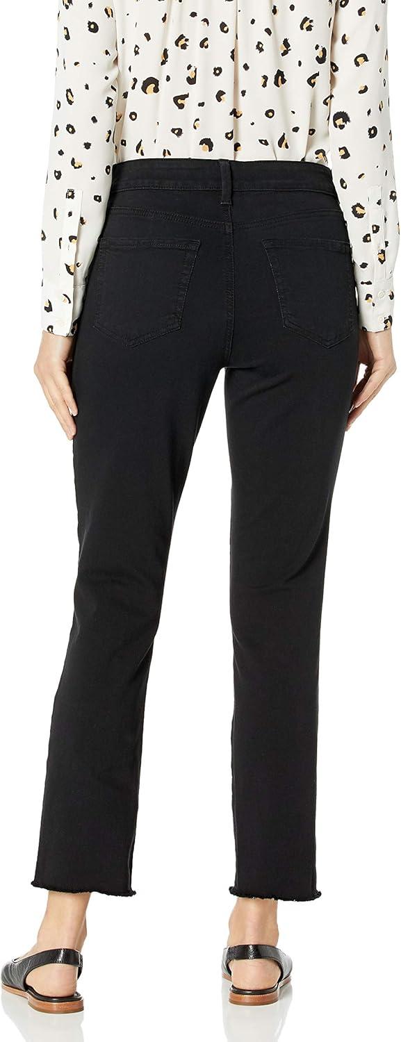 imageNYDJ Womens Sheri Slim Ankle Released HemBlack