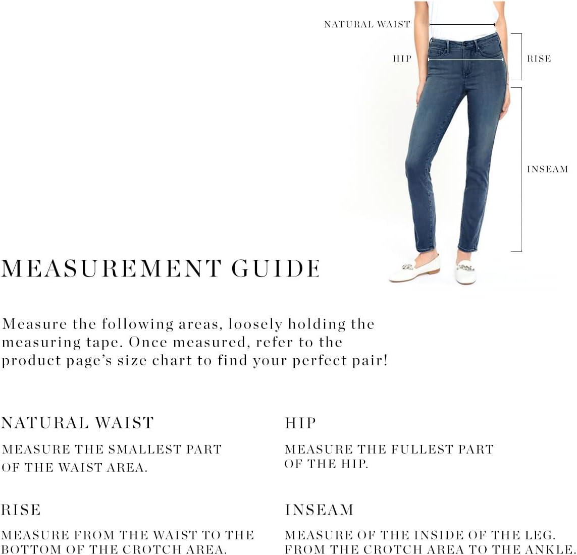 imageNYDJ Womens Sheri Slim Ankle Released HemBlack