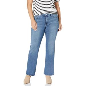 imageNYDJ Womens Plus Size BarbaraBootcutJeans  Flare ampamp Slimming Fit PantsBrickell