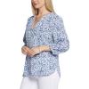 imageNYDJ Womens Pintuck BlouseHayward Hills