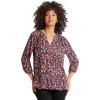imageNYDJ Womens Pintuck BlousePerla Plum