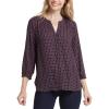 imageNYDJ Womens Pintuck BlouseStarlet Geo