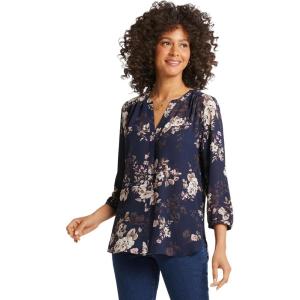 imageNYDJ Womens Pintuck BlouseBianca Blooms