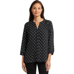imageNYDJ Womens Pintuck BlouseCelestial Dot