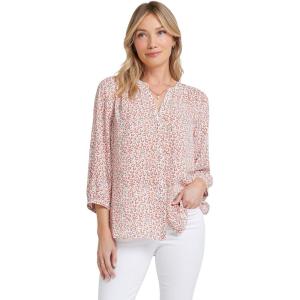 imageNYDJ Womens Pintuck BlouseCopper Cat