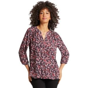 imageNYDJ Womens Pintuck BlousePerla Plum