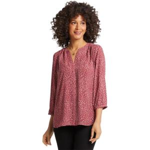 imageNYDJ Womens Pintuck BlouseWild Dots