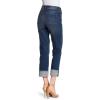 imageNYDJ Womens Marilyn Straight Denim JeanDesert Gold With Applique Cuff