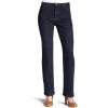 imageNYDJ Womens Petite Marilyn Straight JeanBlueBlack  Contrast Stitch