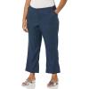imageNYDJ Womens Plus Size Marilyn Ankle TrouserOxford Navy