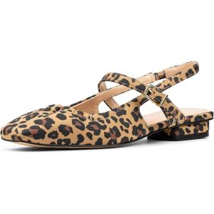 imageNYDJ Womens Skylie Mary Jane FlatLeopard