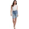 imageNYDJ Womens Briella Roll Cuff Jean Long Slimming Denim ShortsBiscayne