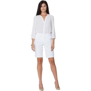 imageNYDJ Womens Bermuda ShortOptic White
