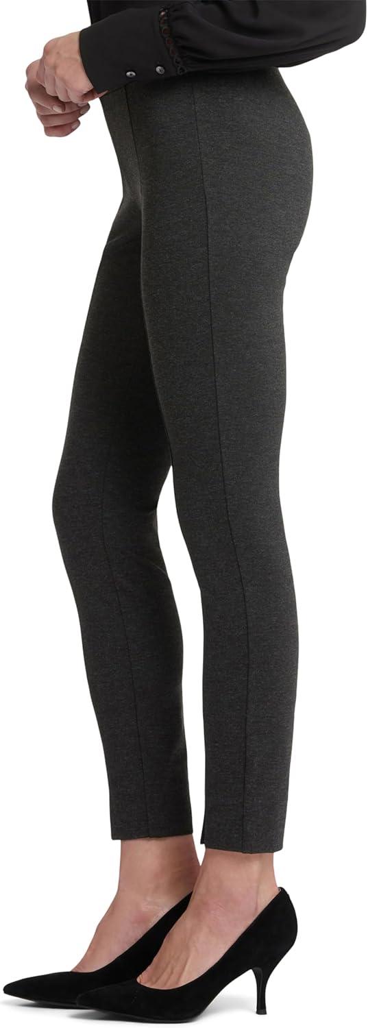 imageNYDJ Womens Basic Ponte Legging with Front SlitCharcoal Heathered