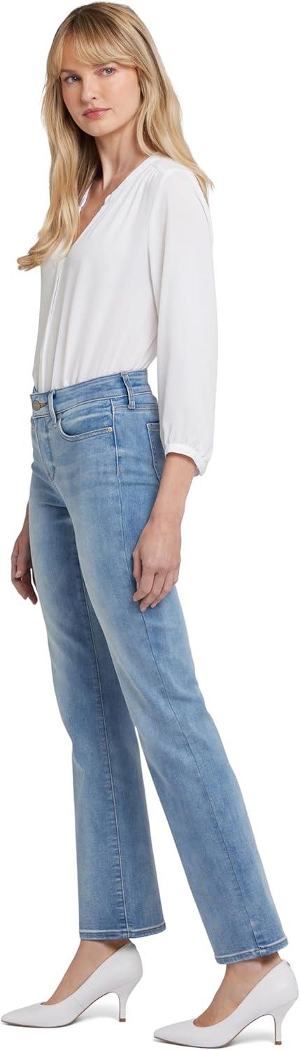 imageNYDJ Womens Marilyn Straight Denim Jeans  Classic Fit Comfortable and Stylish Womens Straight Jeans for Every OccasionBiscayne