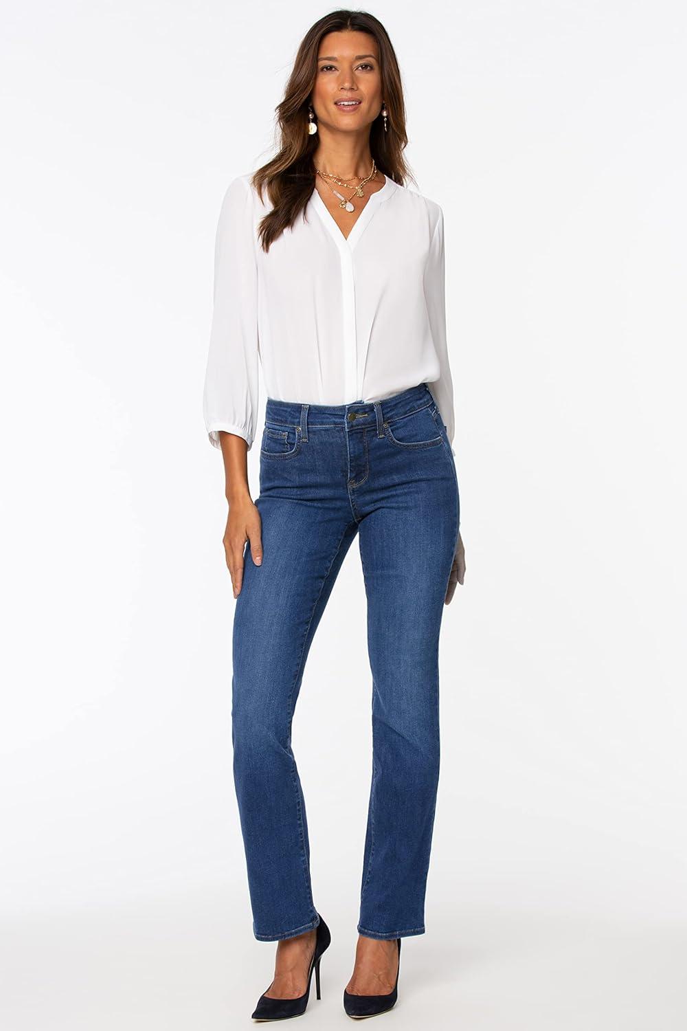 imageNYDJ Womens Marilyn Straight Denim Jeans  Classic Fit Comfortable and Stylish Womens Straight Jeans for Every OccasionCooper