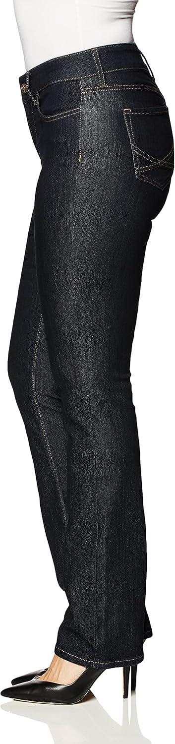 imageNYDJ Womens Marilyn Straight Denim Jeans  Classic Fit Comfortable and Stylish Womens Straight Jeans for Every OccasionDark Enzyme Contrast Stitching