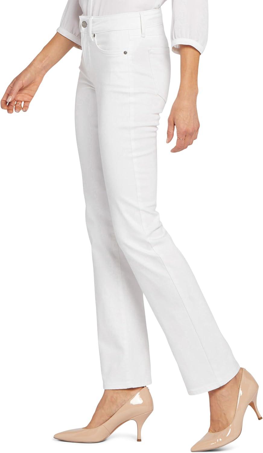 imageNYDJ Womens Marilyn Straight Denim Jeans  Classic Fit Comfortable and Stylish Womens Straight Jeans for Every OccasionOptic White