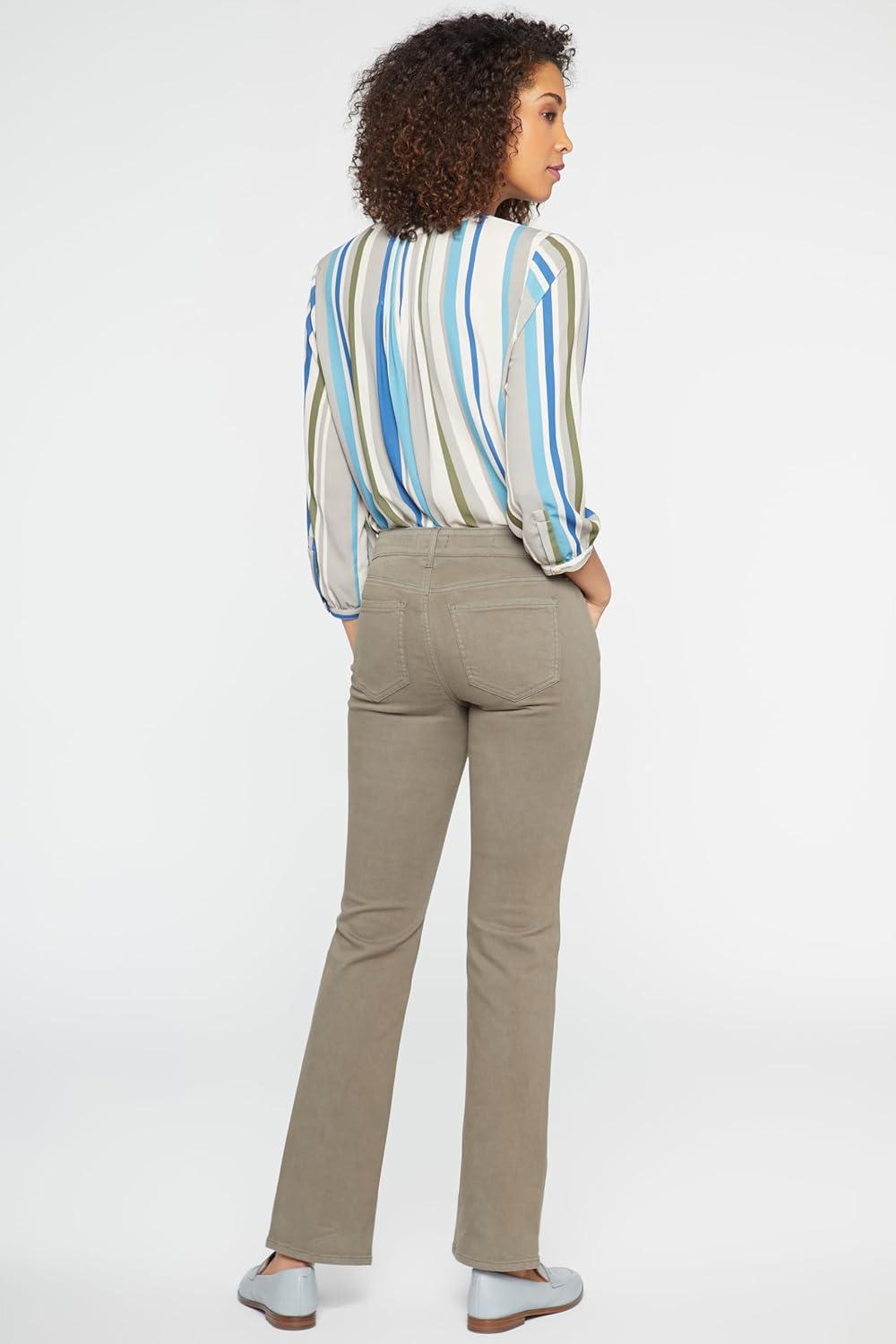 imageNYDJ Womens Marilyn Straight Denim Jeans  Classic Fit Comfortable and Stylish Womens Straight Jeans for Every OccasionRipe Olive