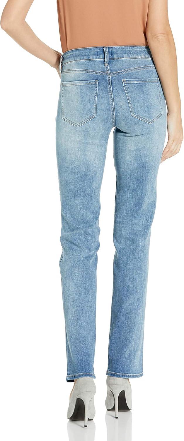 imageNYDJ Womens Marilyn Straight Denim JeansBiscayne