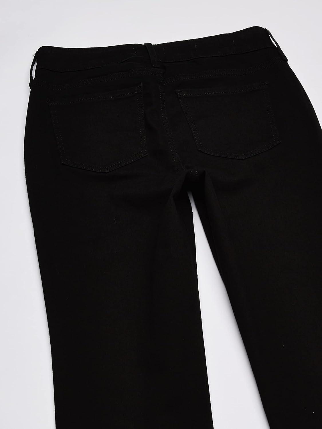 imageNYDJ Womens Marilyn Straight Denim JeansBlack Bdm