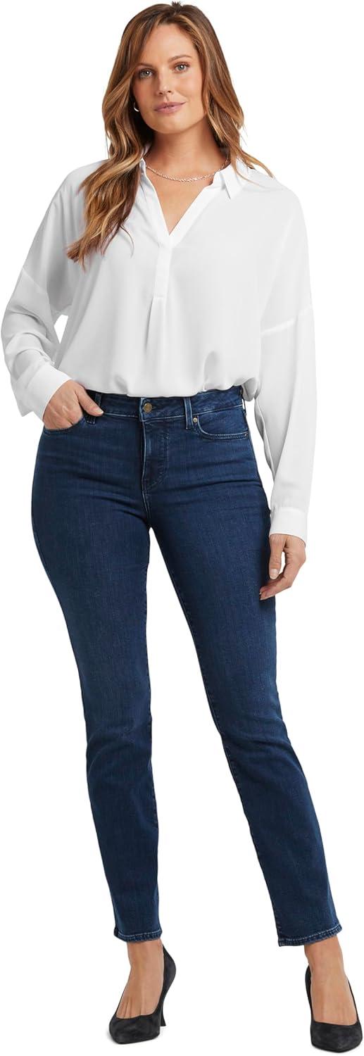 imageNYDJ Womens Marilyn Straight Denim JeansDenslowe