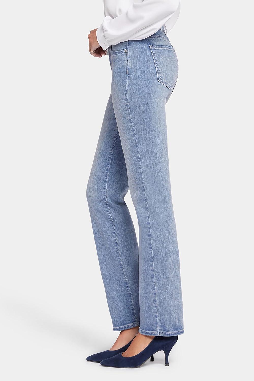 imageNYDJ Womens Marilyn Straight Denim JeansThistle Falls