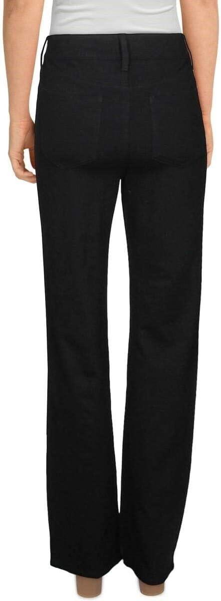 imageNYDJ Womens Marilyn Straight Leg Pants in Ponte KnitBlack