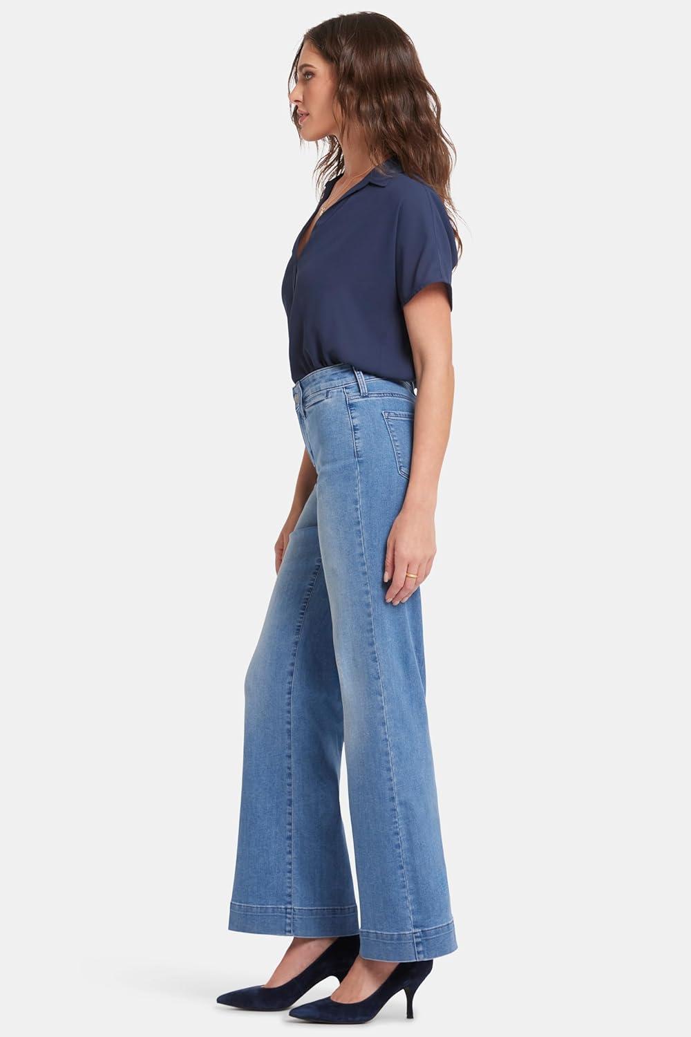 imageNYDJ Womens Teresa Trouser JeanBlue