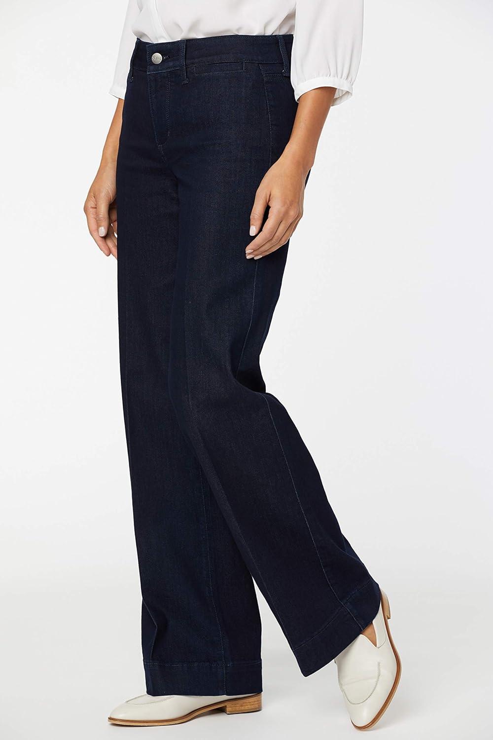 imageNYDJ Womens Teresa Trouser JeanDark Enzyme