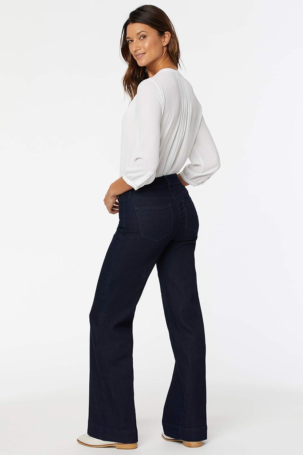 imageNYDJ Womens Teresa Trouser JeanDark Enzyme