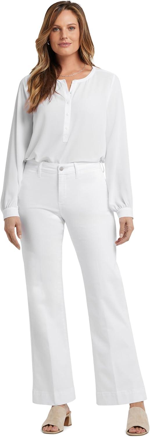 imageNYDJ Womens Teresa Trouser JeanWhite