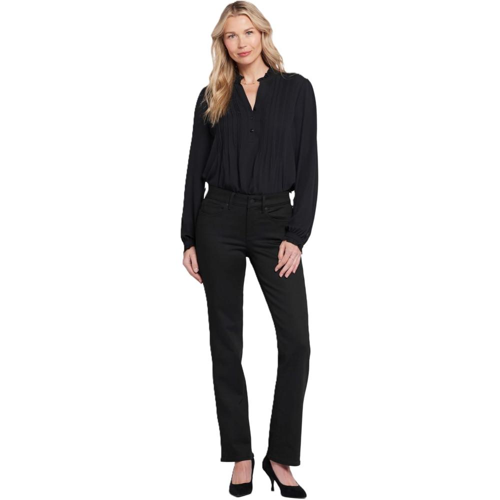 imageNYDJ Womens Marilyn Straight Denim Jeans  Classic Fit Comfortable and Stylish Womens Straight Jeans for Every OccasionBlack Rinse