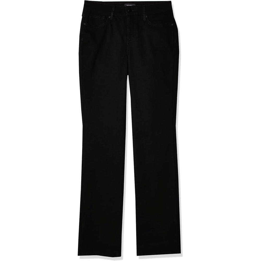 imageNYDJ Womens Marilyn Straight Denim JeansBlack Bdm