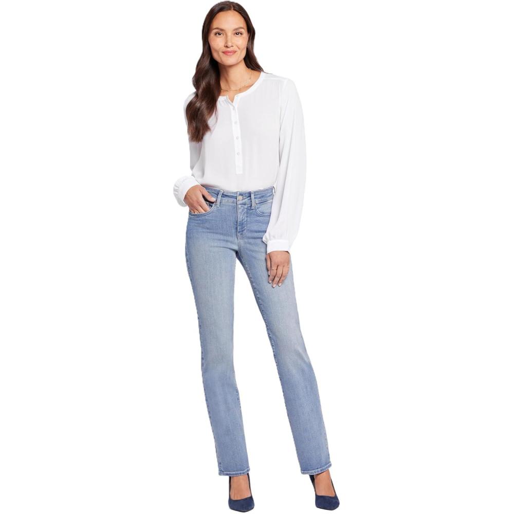 imageNYDJ Womens Marilyn Straight Denim JeansThistle Falls