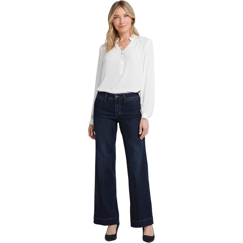 imageNYDJ Womens Teresa Trouser JeanBurbank Wash
