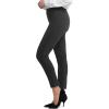 imageNYDJ Womens Basic Ponte Legging with Front SlitCharcoal Heathered