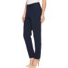 imageNYDJ Womens Betty Ankle Pants in Ponte KnitPeacoat Heather