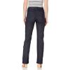imageNYDJ Womens Marilyn Straight Denim JeansDark Enzyme Tonal Stitching