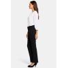 imageNYDJ Womens Marilyn Straight Leg Pants in Ponte KnitCharcoalHeathered