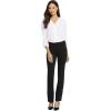 imageNYDJ Womens Marilyn Straight Leg Pants in Ponte KnitCharcoalHeathered