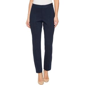 imageNYDJ Womens Betty Ankle Pants in Ponte KnitPeacoat Heather