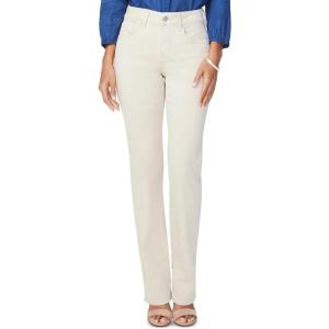 imageNYDJ Womens Marilyn Straight Denim JeansBrown