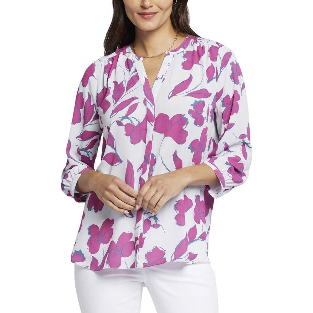 imageNYDJ womens Pintuck BlouseOphelias Orchid