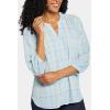 imageNYDJ womens Pintuck BlouseWembley Plaid