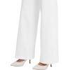 imageNYDJ Womens Wide Leg Trouser with Clean HemOptic White