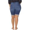 image:imageNYDJ Womens Plus Size Briella Roll Cuff Denim ShortsJunipero