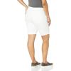 image:imageNYDJ Womens Plus Size Briella Roll Cuff Denim ShortsOptic White